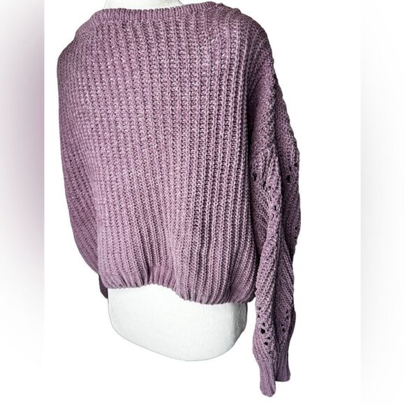 Moon & Madison knit crop oversized sweater size x-Small - Picture 5 of 7